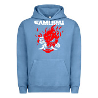 Pigment Pebble Blue cyberpunk 2077 Urban Hoodie - artisFamous