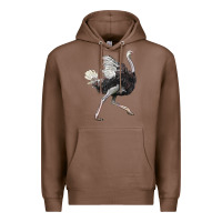 Chestnut Ostrich Premium Hoodie - LillyAllenDesigns