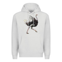 Dove Grey Ostrich Premium Hoodie - LillyAllenDesigns