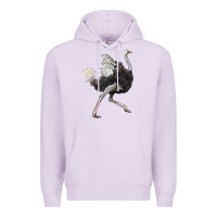 Lilac Ostrich Premium Hoodie - LillyAllenDesigns