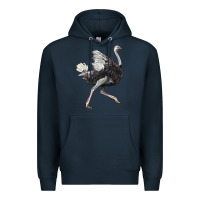Navy Ostrich Premium Hoodie - LillyAllenDesigns