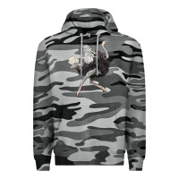Slate Camo Ostrich Premium Hoodie - LillyAllenDesigns