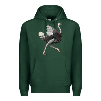 Sports Green Ostrich Premium Hoodie - LillyAllenDesigns