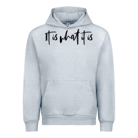 Heather Grey it is what it is Urban Hoodie - artisFamous