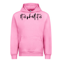 Fuchsia Pink it is what it is Urban Hoodie - artisFamous