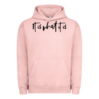 Pigment Salmon it is what it is Urban Hoodie - artisFamous