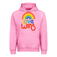 Fuchsia Pink love  classic Urban Hoodie - artisFamous