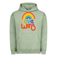 Pigment Oil Green love  classic Urban Hoodie - artisFamous