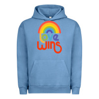 Pigment Pebble Blue love  classic Urban Hoodie - artisFamous