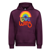 Mauve Wine love  classic Urban Hoodie - artisFamous