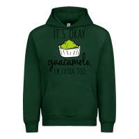 Forest Green its okay guacamole im extra too Urban Hoodie - artisFamous