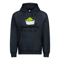 Navy its okay guacamole im extra too Urban Hoodie - artisFamous
