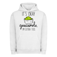 Pigment Lunar Rock its okay guacamole im extra too Urban Hoodie - artisFamous