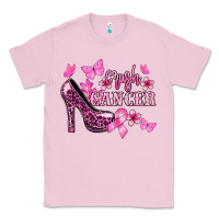 Bubblegum Pink Crush Cancer with high heels Cancer Awareness Classic Tee - HowdyJamesFarm