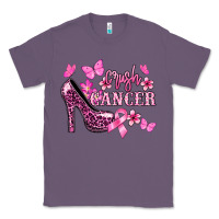 Lavender Crush Cancer with high heels Cancer Awareness Classic Tee - HowdyJamesFarm