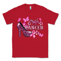 Red Crush Cancer with high heels Cancer Awareness Classic Tee - HowdyJamesFarm