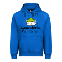 Cobalt its okay guacamole im extra too Urban Hoodie - artisFamous
