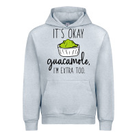 Heather Grey its okay guacamole im extra too Urban Hoodie - artisFamous