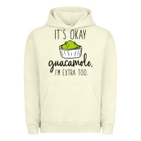 Pigment Pistachio its okay guacamole im extra too Urban Hoodie - artisFamous