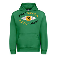 Emerald make orwell fiction again Urban Hoodie - artisFamous