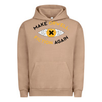 Pigment Burro make orwell fiction again Urban Hoodie - artisFamous