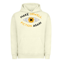 Pigment Pistachio make orwell fiction again Urban Hoodie - artisFamous