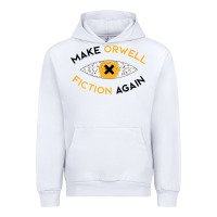 White make orwell fiction again Urban Hoodie - artisFamous