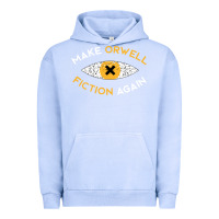 Pigment Grape Ice make orwell fiction again Urban Hoodie - artisFamous
