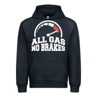 Navy all gas no brakes Urban Hoodie - artisFamous