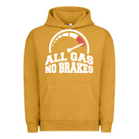 Pigment Peanut Butter all gas no brakes Urban Hoodie - artisFamous