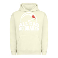 Pigment Pistachio all gas no brakes Urban Hoodie - artisFamous
