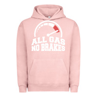 Pigment Salmon all gas no brakes Urban Hoodie - artisFamous