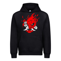 Black cyberpunk 2077 Urban Hoodie - artisFamous