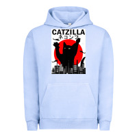 Pigment Grape Ice vintage catzilla japanese sunset style Urban Hoodie - artisFamous