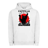 Pigment Lunar Rock vintage catzilla japanese sunset style Urban Hoodie - artisFamous