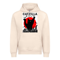 Sandshell vintage catzilla japanese sunset style Urban Hoodie - artisFamous