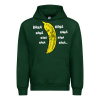 Forest Green banana Urban Hoodie - artisFamous