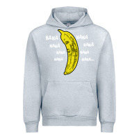 Heather Grey banana Urban Hoodie - artisFamous