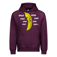 Mauve Wine banana Urban Hoodie - artisFamous
