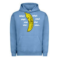 Pigment Pebble Blue banana Urban Hoodie - artisFamous