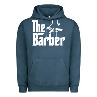 Pigment Midnight Navy the barber Urban Hoodie - artisFamous