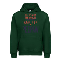 Forest Green Officially The World's Coolest Peepaw | Mens Gift Urban Hoodie - artisFamous