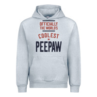 Heather Grey Officially The World's Coolest Peepaw | Mens Gift Urban Hoodie - artisFamous