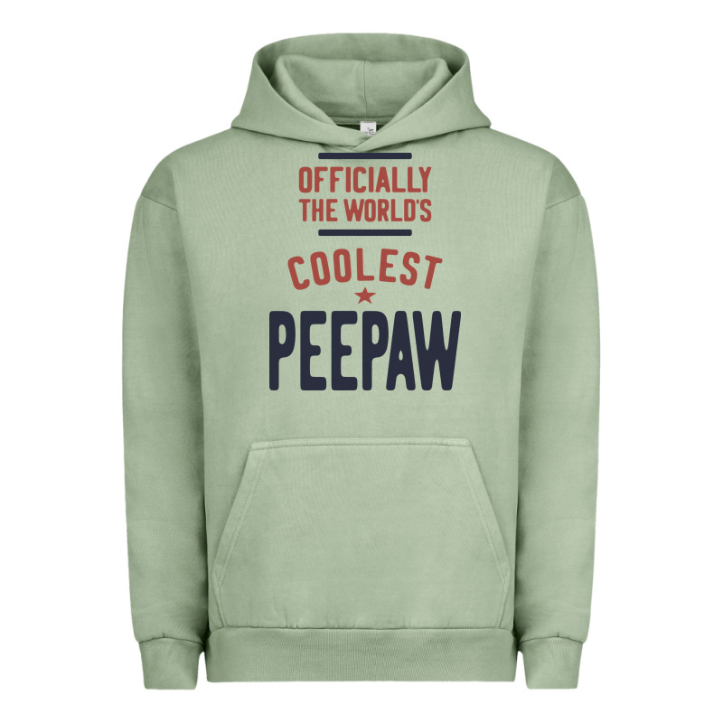 Officially The World's Coolest Peepaw | Mens Gift Urban Hoodie by artisFamous | Teevron