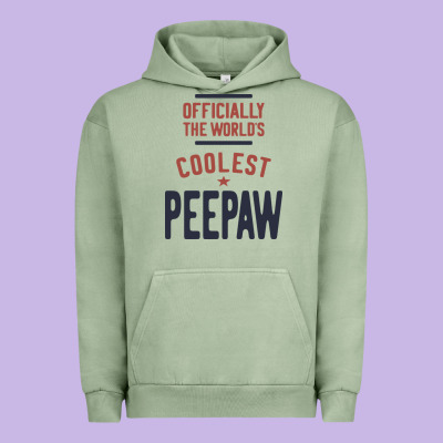 Officially The World's Coolest Peepaw | Mens Gift Urban Hoodie Designed By Artisfamous