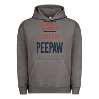 Pigment Tornado Officially The World's Coolest Peepaw | Mens Gift Urban Hoodie - artisFamous