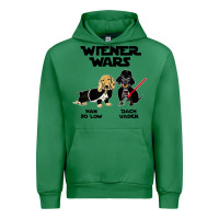 Emerald wiener wars funny dachshund Urban Hoodie - artisFamous