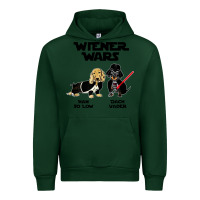 Forest Green wiener wars funny dachshund Urban Hoodie - artisFamous