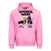 Fuchsia Pink wiener wars funny dachshund Urban Hoodie - artisFamous