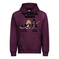 Mauve Wine wiener wars funny dachshund Urban Hoodie - artisFamous